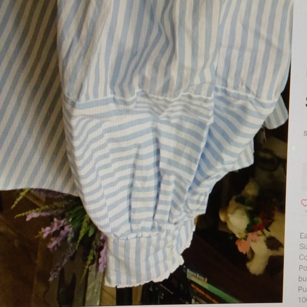 Free People Bexley Cotton Striped Blouse - Picture 4 of 11
